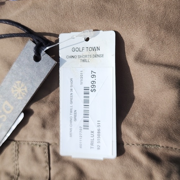 Olive green Dstrezzed shorts size 38 NWT - Picture 9 of 9